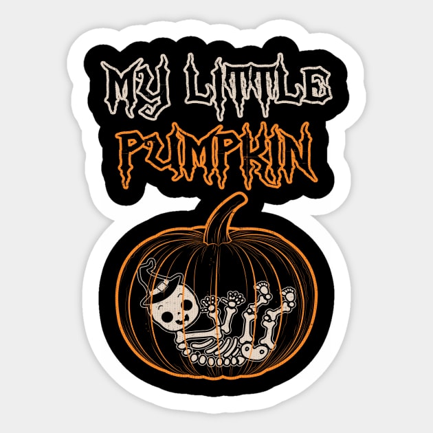 My Little Pumpkin - Halloween Pregnancy Announcement Sticker by ozalshirts